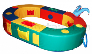 Манеж овальный 150х100х30 см (без мягкого дна) - fgospostavki.ru - Обнинск