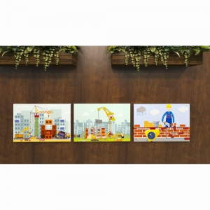 Комплект настенных панелей «Стройка» - fgospostavki.ru - Обнинск