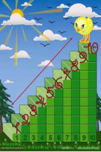 Интерактивная таблица на магнитах "Лесенка для счета" - fgospostavki.ru - Обнинск