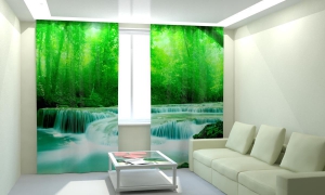 Комплект светонепроницаемых штор "Быстрая река" - fgospostavki.ru - Обнинск