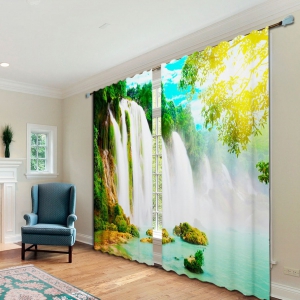 Комплект светонепроницаемых штор "Водопад" - fgospostavki.ru - Обнинск