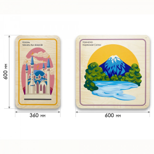 Набор стеновых панелей «Памятные места России - Казань, Камчатка» - fgospostavki.ru - Обнинск