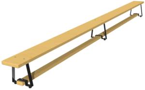 Скамейка гимнастическая (металлические ножки) (3,0 м)  - fgospostavki.ru - Обнинск