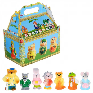 Набор резиновых игрушек "Теремок" - fgospostavki.ru - Обнинск