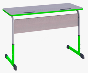 Парта SMARTY KEY двухместная регулируемая по высоте с антивандальной кромкой - fgospostavki.ru - Обнинск