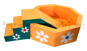 Бассейн "Ромашка" восьмигранный со ступенькой - fgospostavki.ru - Обнинск