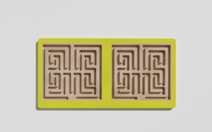 Межполушарная доска №13 желтая - fgospostavki.ru - Обнинск