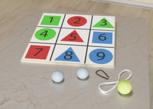 Мишень напольная цветная с цифрами - fgospostavki.ru - Обнинск