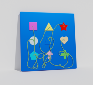 Тактильно-развивающая панель «Геометрия» - fgospostavki.ru - Обнинск