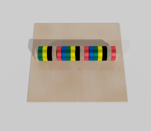 Тактильно-развивающая панель с разноцветными кругами - fgospostavki.ru - Обнинск