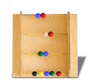 Тактильно-развивающая панель с текстурами и радужными шариками - fgospostavki.ru - Обнинск