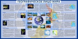 Стенд "Географическое лицо мира" - fgospostavki.ru - Обнинск