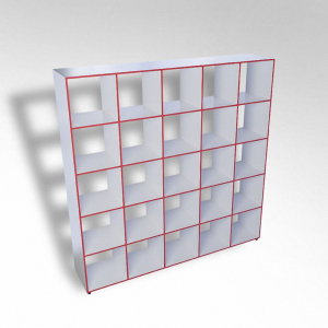 Шкаф открытый многосекционный ТР25 ЛДСП - fgospostavki.ru - Обнинск