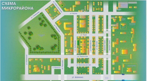 Магнитно-маркерная доска "Схема микрорайона" - fgospostavki.ru - Обнинск