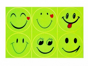 Комплект световозвращающих наклеек "Смайлики" - fgospostavki.ru - Обнинск