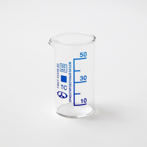 Стакан лабораторный высокий 50 мл. - fgospostavki.ru - Обнинск