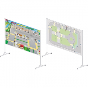 Магнитный стенд двусторонний "Азбука дорожного движения ПДД" - fgospostavki.ru - Обнинск