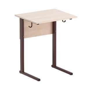 Стол ученический одноместный на прямоугольной трубе - fgospostavki.ru - Обнинск