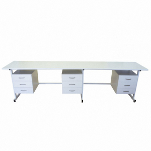 Стол 3-х тумбовый для лабораторных работ 2500*900*850 ЛДСП - fgospostavki.ru - Обнинск