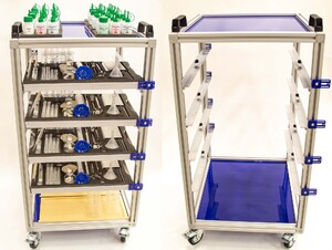 Мобильная стойка для хранения наборов ГИА по химии - fgospostavki.ru - Обнинск