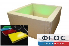 Сухой бассейн вибромузыкальный с клавишами управления (217х217х66 сантиметров) - fgospostavki.ru - Обнинск