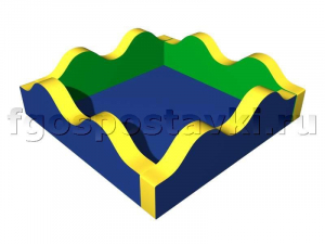 Сухой бассейн "Волна-2" с аппликацией - fgospostavki.ru - Обнинск