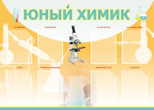 Стенд "Юный химик" Вариант 1 - fgospostavki.ru - Обнинск