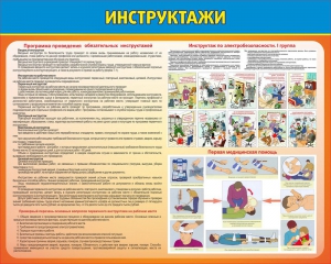 Стенд "Инструктажи" - fgospostavki.ru - Обнинск