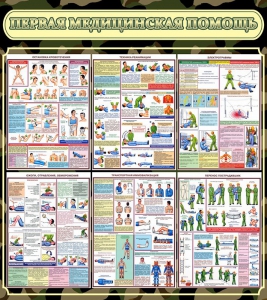 Стенд "Первая медицинская помощь" - fgospostavki.ru - Обнинск