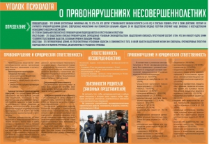 Стенд "Уголок психолога" Вариант 4 - fgospostavki.ru - Обнинск