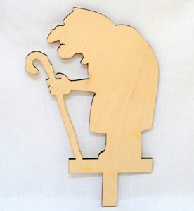 Персонаж для теневого театра "Баба Яга" - fgospostavki.ru - Обнинск