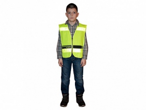 Световозвращающий жилет на молнии для пешеходов - fgospostavki.ru - Обнинск