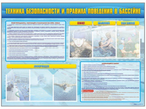 Стенд-уголок "Техника безопасности и правила поведения в бассейне" - fgospostavki.ru - Обнинск