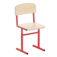 Стул ученический регулируемый на прямоугольной трубе рост. гр. № 1-4 - fgospostavki.ru - Обнинск