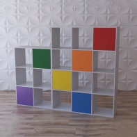 Стеллаж для игрушек и книг "Яркие акценты" - fgospostavki.ru - Обнинск