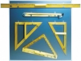 Комплект линеек для школьной доски + доска крепежная (для хранения) - fgospostavki.ru - Обнинск