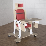Стул для ребенка с ОВЗ «Новые горизонты» №2 со столешницей красный - fgospostavki.ru - Обнинск