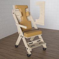 Стул для ребенка с ОВЗ «Новые горизонты» №4 со столешницей коричневый - fgospostavki.ru - Обнинск