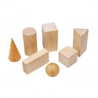Набор "Тела геометрические" (деревянные) 14штук - fgospostavki.ru - Обнинск