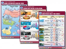 Комплект таблиц "Природа и население России" (10 таблиц, А1, ламинированные) - fgospostavki.ru - Обнинск