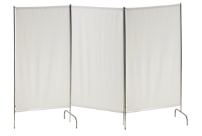 Ширма медицинская из нержавеющей стали без колес 3 секции - fgospostavki.ru - Обнинск