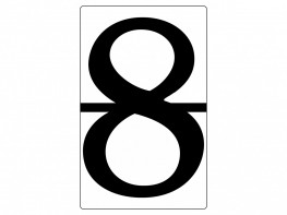 Набор магнитных карточек "Произвольный размер "8" (3 штуки) - fgospostavki.ru - Обнинск