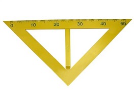 Угольник классный пластмассовый (45 и 45 градусов) - fgospostavki.ru - Обнинск