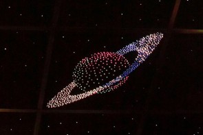 Потолок "Звездное небо с анимационным фибероптическим эффектом сатурн" - fgospostavki.ru - Обнинск