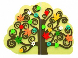 Сенсомоторное декоративно-развивающее панно "Времена года" - fgospostavki.ru - Обнинск