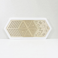 Декоративная тактильная панель - «Рельефные многоугольные формы» - fgospostavki.ru - Обнинск