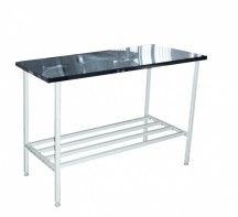 Стол на металлическом каркасе с продольными стяжками 900*900*750(900) - fgospostavki.ru - Обнинск