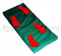 Дорожка массажная в чехле с нашитыми следами (4 следа) - fgospostavki.ru - Обнинск