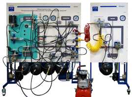 Лабораторный стенд «Пневматическая система грузового автомобиля КАМАЗ с прицепом» - fgospostavki.ru - Обнинск