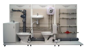 Учебный трехмодульный стенд «Слесарь - сантехник» - fgospostavki.ru - Обнинск